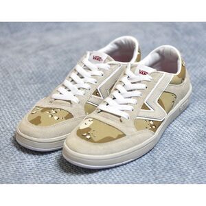 Vans Beige and White Sneakers